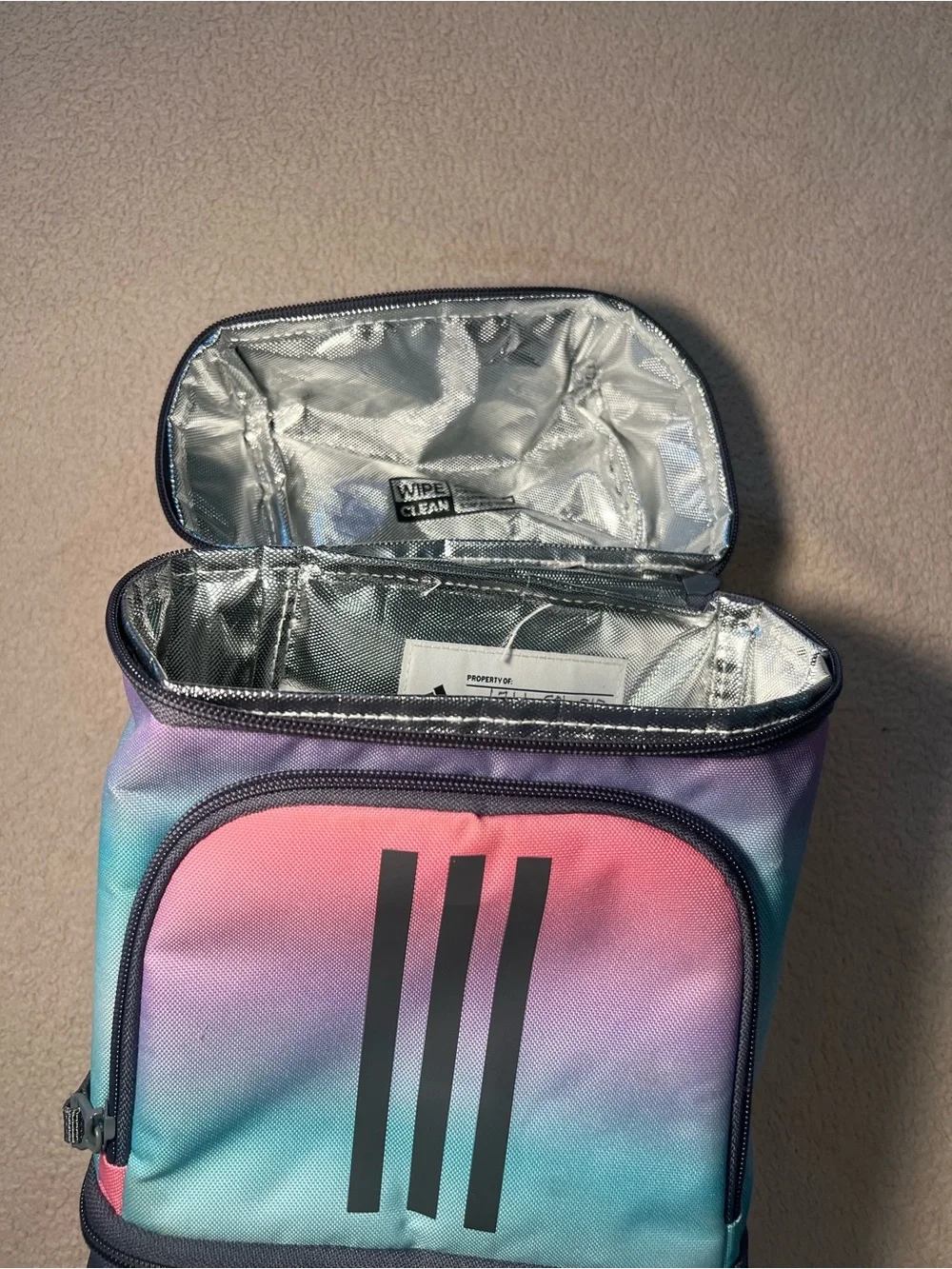 adidas hombre lunch box - Pink & Teal